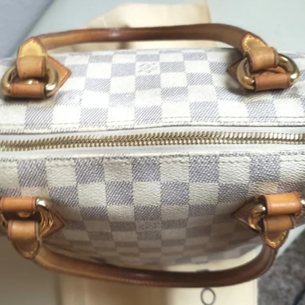 Louis Vuitton Damier Azur Saleya MM Bag & Matching Zippy Wallet - Picture 14 of 16